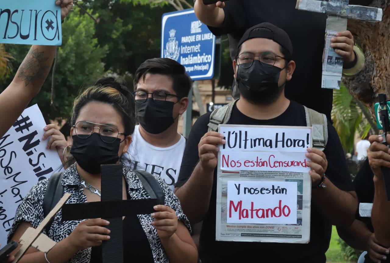 Periodistas de Yucatán alzan la voz contra la violencia y la censura