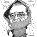 Pablo Salazar. Caricatura de Alfaro