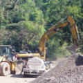 La constructora Trasecol S.A. de C.V saqueo material pétreo y autoridades se niegan a implementar una responsabilidad en su contra. Foto: Radio Expresión