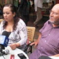 Habitantes del lugar exigieron tanto al gobierno municipal como al estatal respetar la determinación y frenar de inmediato la obra. Foto: Radio Expresión