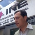 Edgar Humberto Arias, delegado estatal del INE en Chiapas. 