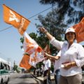 Alejandra Peralta, candidata por Movimiento Ciudadano a la presidencia municipal de Tuxtla. Foto: Roberto Ortíz.