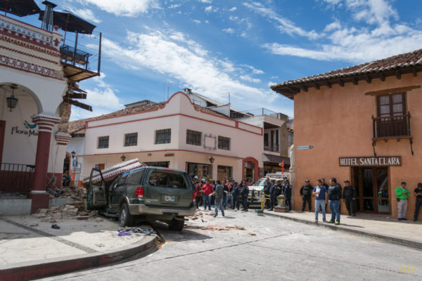 Accidente en el centro de San Cristóbal | Chiapasparalelo