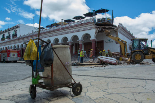 Accidente en el centro de San Cristóbal | Chiapasparalelo