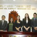 Jóvenes en el Octavo Parlamento Juvenil de Chiapas.