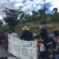 Indígenas desplazados de Chiapas inician “Caravana pies de cansados” para exigir ser atendidos. Foto: Raúl Vera