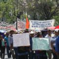 Marcha del Pueblo Creyente de Simojovel y parroquias de región norte.