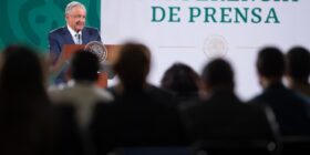 Andrés Manuel López Obrador en la conferencia matutina del 15 de julio de 2021. Cortesía: Gobierno de México