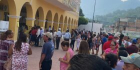 2 de junio, día de la votación. Frontera Comalapa