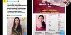 Amnistía Internacional exhorta a las autoridades mexicanas y de Oaxaca que “busquen en vida” a la activista Ayuuk Sandra Domínguez desaparecida hace 21 días