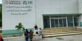 Hospital donde se encuentran hospitalizados migrantes heridos. Foto: Chiapas Paralelo