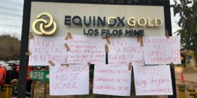 Ejidatarios cierran operaciones de mina “Los Filos» de Equinox Gold. Foto: Cortesía