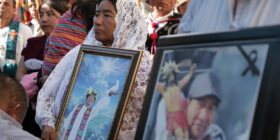 Feligreses recuerdan al Padre Marcelo Pérez a cuatro meses de su asesinato. Foto: Frayba